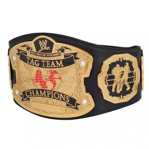 Cinturón de Campeonato Mundial de Parejas de la WWE RAW Ruthless Aggression - Product Image 3