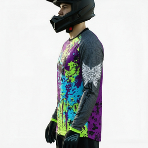 Nuevas Camisetas de Motocross para Hombre, Impresas, Transpirables, de Secado Rápido y Personalizables, para Verano e Invierno, Ciclismo de Montaña, BMX - Product Image 3