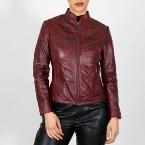 New Design Winter Wear Affordable Range Women Leather Crop Jacket Trendy Outfit in Market Women Leather Crop Jacket OEM Service - Product Image 1