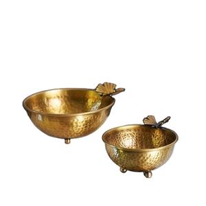 Old Age Vintage Haute Qualité Dessus De Table Nouveau Design Décoratif Décor À La Maison et Hôtel Utilisé Bol Antique Doré - Product Image 1