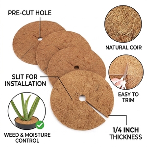 Cobertura de Fibra de Coco Biodegradable, Duradera, con Tanino, Materiales Orgánicos Naturales, Menos Voluminosos, Cobertura de Coco Degradable y Ecológica - Product Image 6