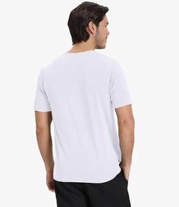 Camiseta de Manga Corta para Hombre, Verano, 230g, Algodón Peinado, Marca de Moda, Corte Holgado, Color Liso, con Estampado de Dibujos Animados - Product Image 2