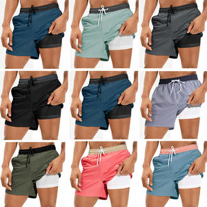 Short de bain pour homme à séchage rapide, léger et respirant, avec cordon de serrage, taille mi-haute, pour l'été - Product Image 6
