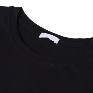 Relaxed Fit Oversized Tee Premium Cotton Streetwear <b>T</b>-<b>Shirt</b> Casual Oversized <b>T</b>-<b>Shirts</b> for Women Solid Color Black Crew Neck Tee - Product Image 6