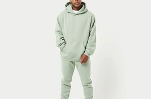 Service OEM Nouveau Design Vente en Gros Haute Qualité Coupe Classique Sweat à Capuche Zippé Homme 100% Coton Polaire Uni Respirant - Product Image 6