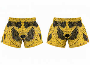 Shorts de Muay Thai gothiques imprimés sur toute la surface pour hommes, personnalisables, pour la boxe MMA, séchage rapide, entraînement et compétition - Product Image 5