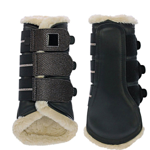 Botas de Protección para Caballos de Alta Calidad, Personalizables, Transpirables, con Forro de Malla y Felpa PU, Ligeras, con Logotipo Personalizado y Talla a Medida - Product Image 1