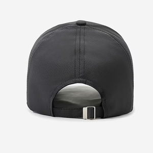 Casquette de baseball vintage pour homme, couleur noire, imperméable, ajustée, tendance, sport et décontractée, unisexe, service OEM. - Product Image 5