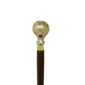 Canne de marche pour homme avec poignée en laiton antique, faite à la main, légère, style vintage, robuste et durable pour la mobilité - Product Image 6