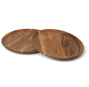 Produits d'articles de cuisine, assiette en bois d'acacia personnalisée, vaisselle, artisanat le plus vendu, assiette en bois, vente chaude - Product Image 5