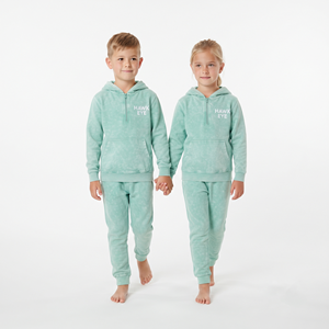 Conjunto de Sudadera con Capucha y Pantalones Jogger para Niños, Estilo Acid Wash, con Cierre de Media Cremallera, Personalizado, de Algodón, Unisex, Corte Regular - Product Image 1
