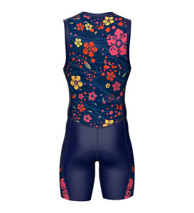 Combinaison de triathlon sans manches à séchage rapide, coupe-vent, grande taille, personnalisée avec impression par sublimation, pour femmes et hommes, cyclisme, course à pied - Product Image 4