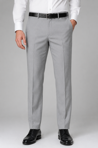 Pantalones Deportivos Casuales de Negocios para Hombre, Corte Slim Fit, Rectos, Cintura Media, 100% Algodón Felpa, Marca Active Squad, Color Blanco - Product Image 5