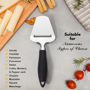 Tagliacarne multifunzione antiaderente aggiornato per formaggi, affettatrice per mozzarella, cheddar, gruyère, utensili per formaggi e salumi - Product Image 2