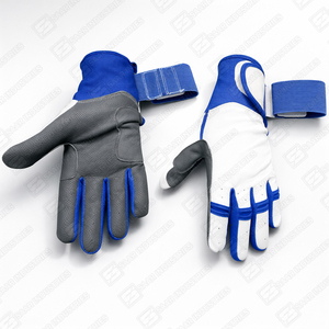 Guantes de Béisbol de Piel de Vacuno Cabretta Genuina de Primera Calidad, Ligeros, Profesionales, Personalizados, con Puño Largo, para Entrenamiento de Bateo - Product Image 3