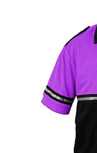 Camiseta Polo de Uniforme de Seguridad para Hombre, Morado y Negro, Manga Corta, Ropa de Guardia de Verano, Alta Calidad, Personalizada - Product Image 4