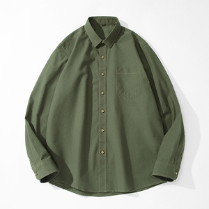 Camisa de Mezclilla Azul Claro para Hombre, Manga Larga, Corte Ajustado, Cuello Clásico, Bolsillos, Transpirable, Casual, para Todas las Temporadas, Lavado a la Piedra, Alta Calidad - Product Image 2