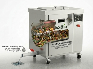 Máquina Comercial Exbio para Desechos de Alimentos, Digestor de Residuos de Alimentos para Hoteles, Procesador Industrial Ecológico - Product Image 6