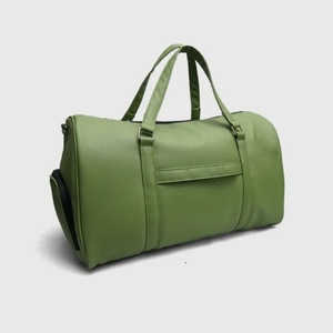 Bolsa de Viaje de Cuero Genuino Verde Elite de Alta Calidad con Amplia Capacidad de Almacenamiento, Fabricante OEM - Product Image 4