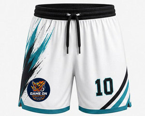 Wholesale Unisex Breathable Moisture-Wicking Plus Size Jogger Shorts Custom Logo Polyester Football Training Activewear - Product Image 1