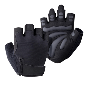 Guantes de entrenamiento de alto rendimiento con palma que absorbe los impactos, soporte de muñeca ajustable y agarre antideslizante para levantamiento de pesas. - Product Image 3