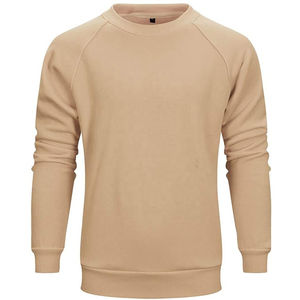 Suéter de Cuello Redondo para Hombre, 100% Algodón, Manga Regular, Forro de Punto, Cortavientos, Transpirable, Corte Regular, Bloques de Color, Casual, Otoño - Product Image 5