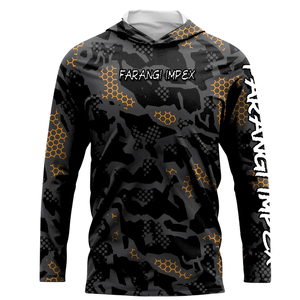 Wholesale Custom Lake Fishing <b>Hoodie</b> Shirt Long Sleeve <b>UV</b> <b>Protection</b> Lightweight Angler Apparel River Fishing Hooded Shirt 2026 - Product Image 3