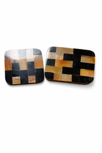 Posavasos de Cuerno de Búfalo Orgánico con Belleza Natural, Posavasos de Cuerno Hechos a Mano Exclusivos para una Vida Elegante, Posavasos Decorativos de Cuerno para Bebidas - Product Image 3