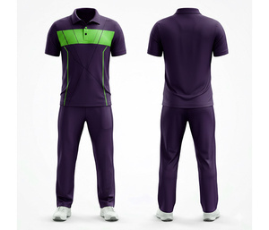 <b>Cricket</b> Jersey and Pant Set with Custom Branding | Men Women Youth <b>Cricket</b> Wears Polo Shirt and Trouser Full Team - Product Image 2