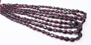 ลูกปัดโรโดไลต์การ์เนตทรงรีเหลี่ยมเพชรพลอย ขนาด 4x6-8x11 มม. ลูกปัดพลอยโรโดไลต์การ์เนตสีชมพูธรรมชาติ 16 นิ้ว ทรงรีเหลี่ยมเพชรพลอย - Product Image 6