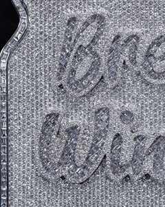 จี้และชาร์มฮิปฮอปเงินแท้ 925 ประดับมอสซาไนต์ รูปทรงขนมปัง ดีไซน์สร้างสรรค์ พร้อมตัวอักษรชื่อแบบมีประกายวิบวับ สำหรับทุกเพศ - Product Image 2