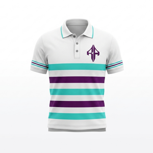 Ensemble polo homme personnalisé de haute qualité, matière polyester/coton, style décontracté, technique imprimée par RIVIAN ATLANTIC - Product Image 1