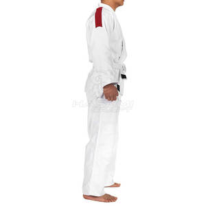 Traje de Práctica de Artes Marciales de Algodón Cómodo, Kimono de Judo y Jiu Jitsu, Uniforme con Costuras Resistentes para Entrenamiento y Competencia - Product Image 5