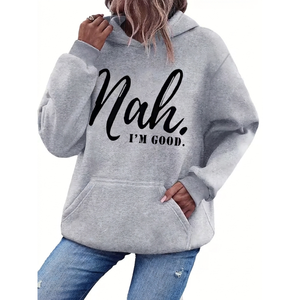 Sudaderas para Mujer OEM con MOQ Bajo, Sudaderas con Capucha Extra Grandes de Color Sólido para Damas - Product Image 1