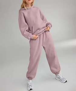 Conjunto Deportivo de 2 Piezas Unisex Personalizable, Top Corto y Pantalones Joggers, 100% Algodón, Lavado Ácido, Estampado, Sudadera, Venta Caliente OEM - Product Image 3