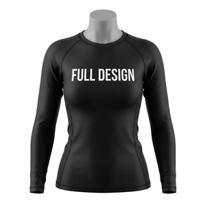 Wholesale Custom logo Printed <b>Men's</b> Upf50+ Quick Dry Gym <b>Compression</b> <b>Shirts</b> Blank Rash Guard - Product Image 2