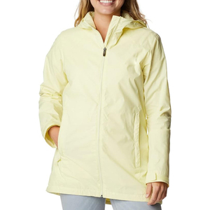 <b>Womens</b> Long Rain <b>Jacket</b> Waterproof Windproof <b>Hooded</b> Coat <b>Lightweight</b> Comfortable Outdoor Rainwear for Walking Travel Hiking - Product Image 1