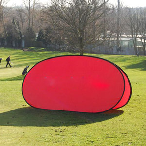 Bannière publicitaire verticale pop-up « Just Keep Running » en polypropylène tissé respirant, imprimée par transfert thermique, unisexe adulte toutes saisons - Product Image 6
