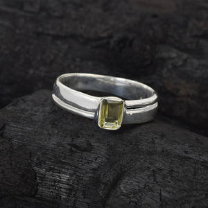 New Elegant Genuine Moldavite Gemstone Fine <b>Ring</b> Raw Crystal In 925 Sterling Silver Certified Boho <b>Statement</b> Jewelry Unique Gift - Product Image 1