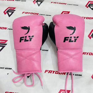 Guantes de Sparring con Cordones, Diseño Nuevo, Color Negro y Morado, Hechos a Medida, OEM ODM, para Deportes de Artes Marciales, Kickboxing, Gimnasio y Entrenamiento - Product Image 6