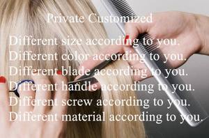 Ciseaux de coiffure 6'' en acier inoxydable JP, ensemble de ciseaux de barbier professionnels pour la coupe de cheveux, avec sac inclus - Product Image 3