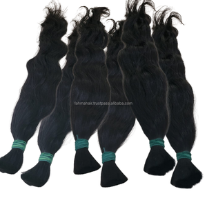 Extensiones de Cabello Humano Remy, Pelo Virgen Liso y Suelto, Onda Profunda, Cutícula Alineada, Natural de Indonesia, 100%, Novedad - Product Image 3