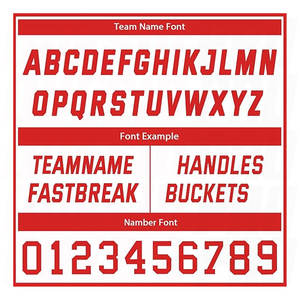 Conjuntos de Uniformes de Baloncesto Rojos y Blancos al por Mayor, Uniformes de Baloncesto de Poliéster Transpirable sin Mangas, Jersey y Pantalones Cortos Personalizados para Equipos - Product Image 6