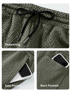 Pantalones Cortos de Alta Calidad para Hombre, Estilo Vintage, 100% Algodón, Deportivos, de Verano, con Parte Inferior Abierta - Product Image 4