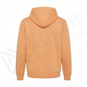 โรงงานขายส่ง OEM เสื้อฮู้ดดี้ผู้ชายคุณภาพสูง ผ้าฝ้ายฟลีซ 100% สีพื้น พิมพ์ลายสกรีนตามสั่ง เสื้อกันหนาวมีกระเป๋า แห้งเร็ว - Product Image 2