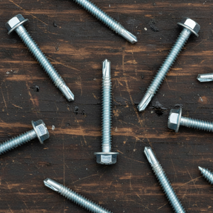 Rust-Resistant Blue White Zinc Finish <b>Screws</b> - Deep Coarse Wood/Metal Thread Custom Specifications - Product Image 5