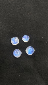 Certified Mix Lot Of Natural Rainbow Fire Moonstone <b>Square</b> <b>Cushion</b> Shape Cabochons Stones Loose Gemstones 7.40 Carat - Product Image 3