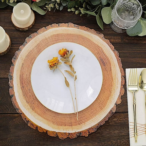 Latest Design Wood Charger <b>Plate</b> For Wedding Table Decor & Hotel Party Supplies Wood Charger <b>Plate</b> Top Price - Product Image 4