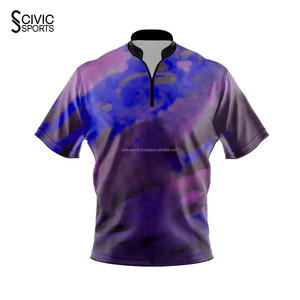 Camisetas de Bolos Sublimadas para Equipos, Camisetas de Bolos Personalizadas, Ropa Deportiva de Poliéster de Secado Rápido - Product Image 1