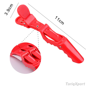 Vente Flash : Pinces à Cheveux Professionnelles de Salon, Pinces Crocodiles en Plastique Multicolores, Pinces à Cheveux de Sectionnement Personnalisables avec Logo - Product Image 4